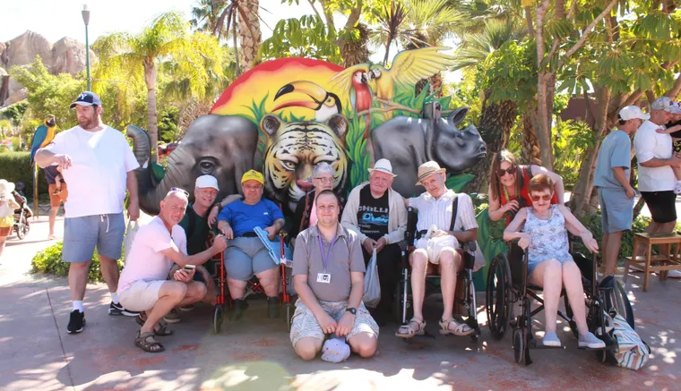 A Spiral group on a supported respite holiday